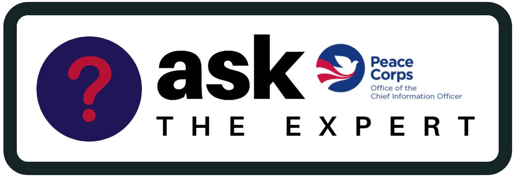 Logo that with text Ask the Expert